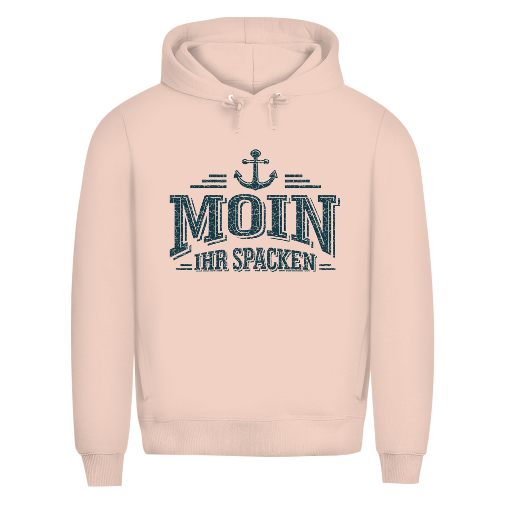 Hoodie Herren  "MOIN Ihr Spacken" #502 - einseitiger Druck
