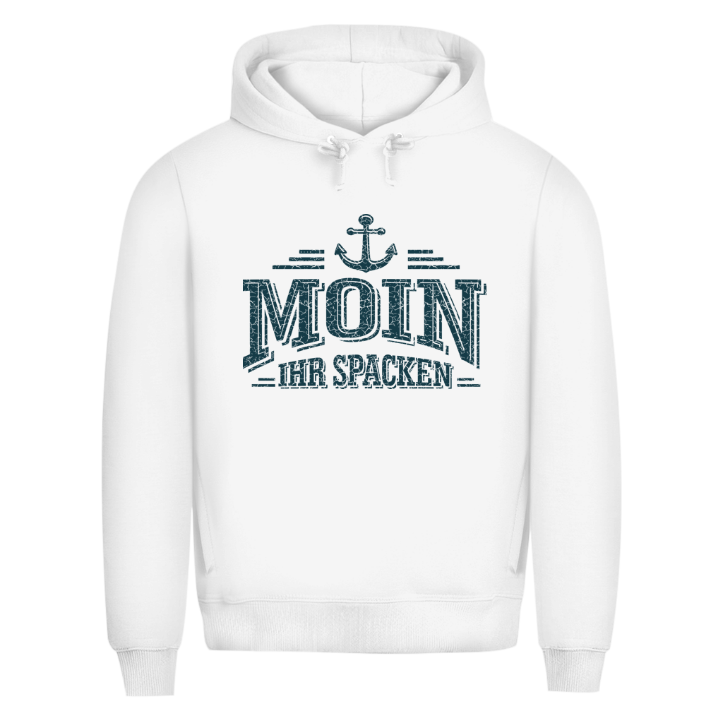 Hoodie Herren  "MOIN Ihr Spacken" #502 - einseitiger Druck