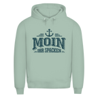 Hoodie Herren   "MOIN Ihr Spacken" #502 - beidseitiger Druck