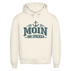 Hoodie Herren   "MOIN Ihr Spacken" #502 - beidseitiger Druck