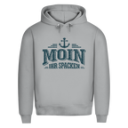 Hoodie Herren   "MOIN Ihr Spacken" #502 - beidseitiger Druck