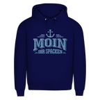 Hoodie Herren   "MOIN Ihr Spacken" #502 - beidseitiger Druck