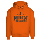 Hoodie Herren   "MOIN Ihr Spacken" #502 - beidseitiger Druck