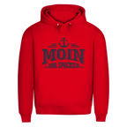 Hoodie Herren   "MOIN Ihr Spacken" #502 - beidseitiger Druck