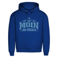 Hoodie Herren   "MOIN Ihr Spacken" #502 - beidseitiger Druck