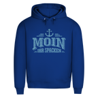Hoodie Herren   "MOIN Ihr Spacken" #502 - beidseitiger Druck