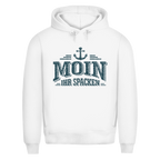Hoodie Herren   "MOIN Ihr Spacken" #502 - beidseitiger Druck