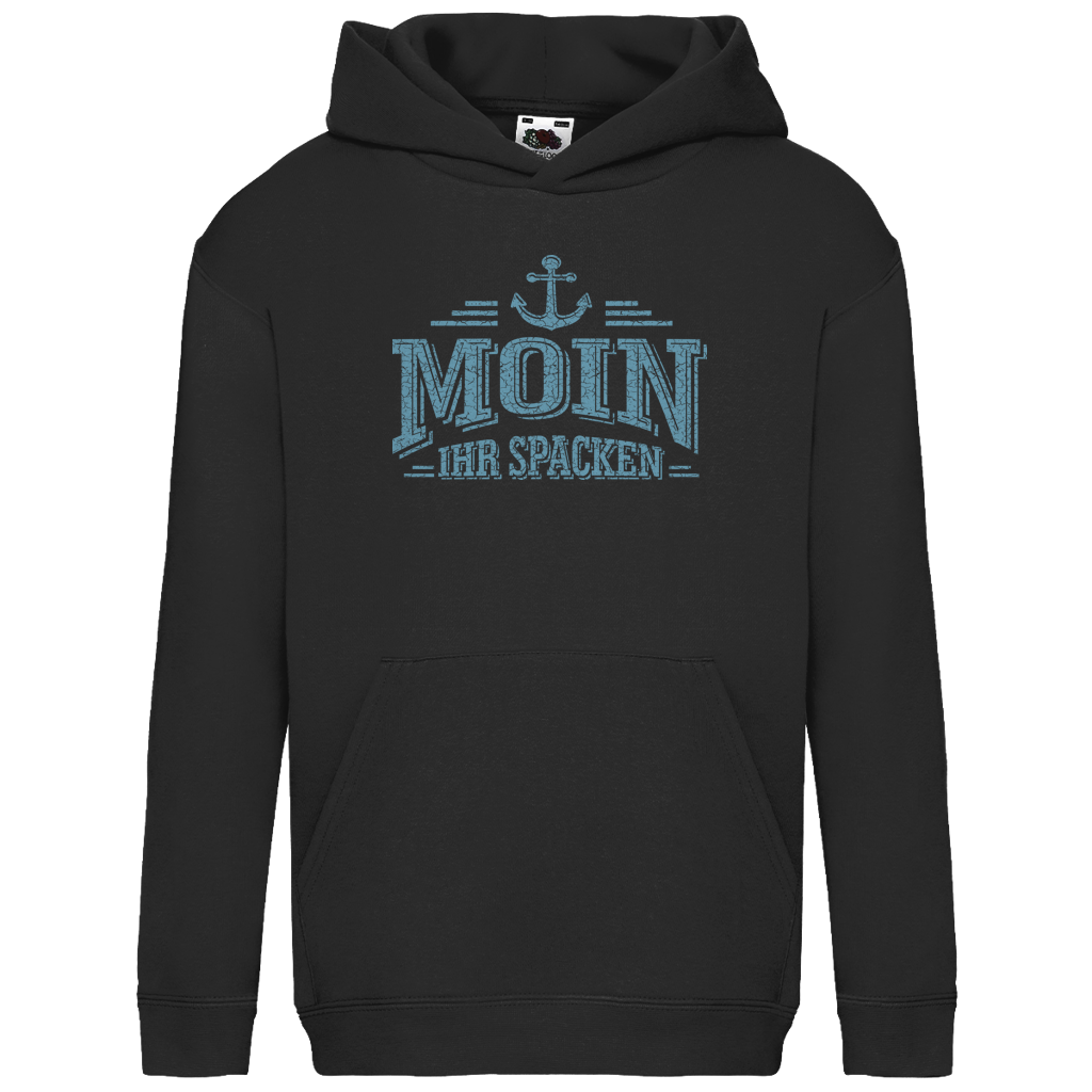 Hoodie Kinder  "MOIN Ihr Spacken" #502 - einseitiger Druck