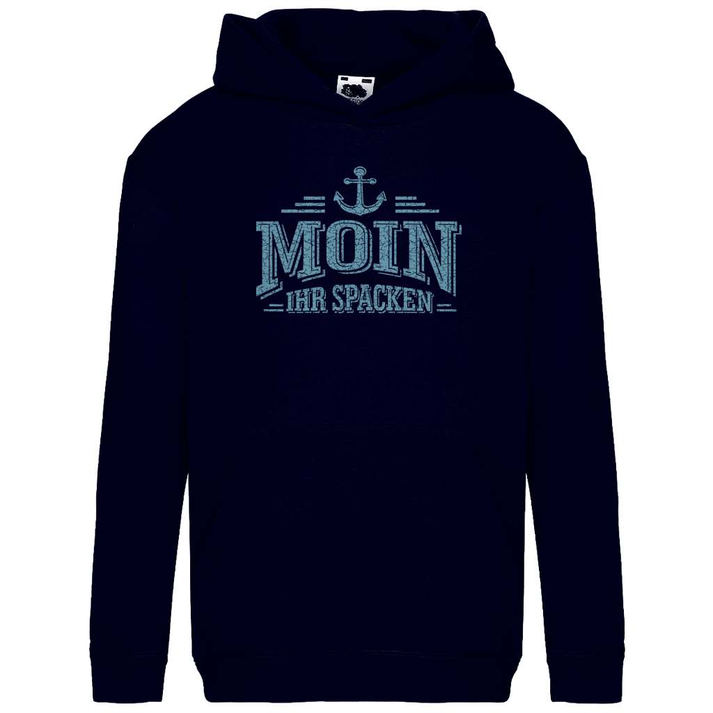 Hoodie Kinder  "MOIN Ihr Spacken" #502 - einseitiger Druck