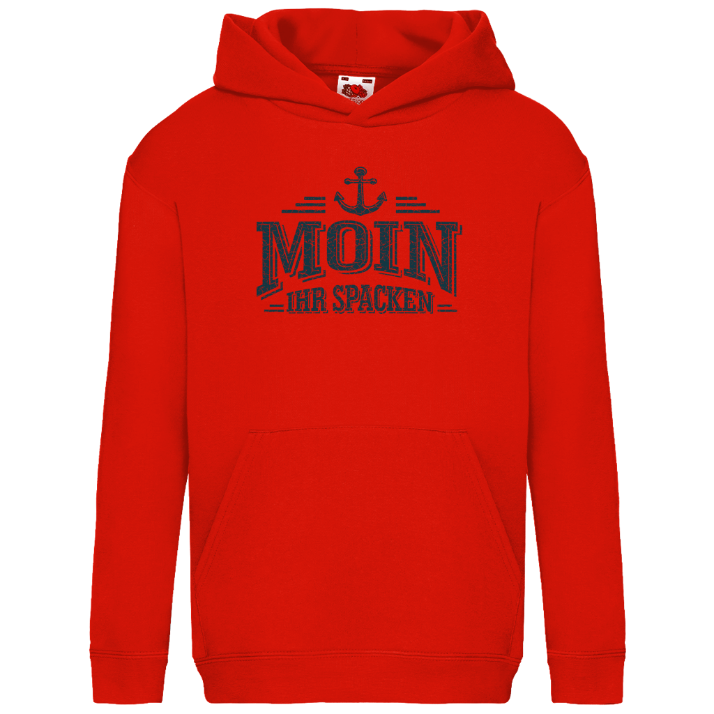 Hoodie Kinder  "MOIN Ihr Spacken" #502 - einseitiger Druck