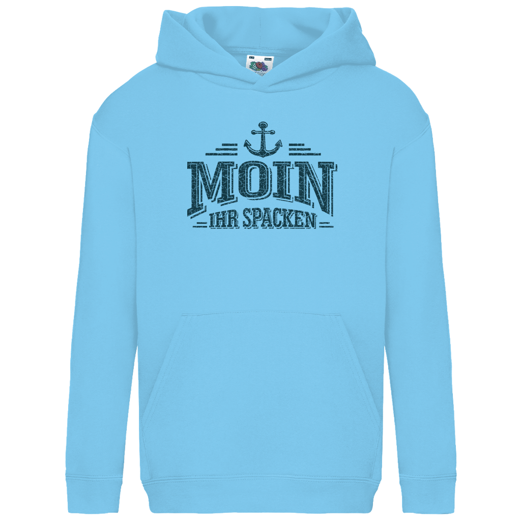 Hoodie Kinder  "MOIN Ihr Spacken" #502 - einseitiger Druck