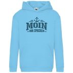 Hoodie Kinder  "MOIN Ihr Spacken" #502 - einseitiger Druck