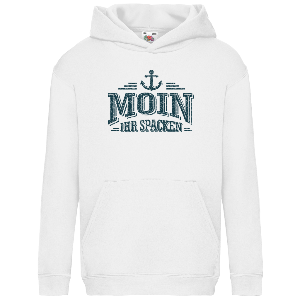 Hoodie Kinder  "MOIN Ihr Spacken" #502 - einseitiger Druck