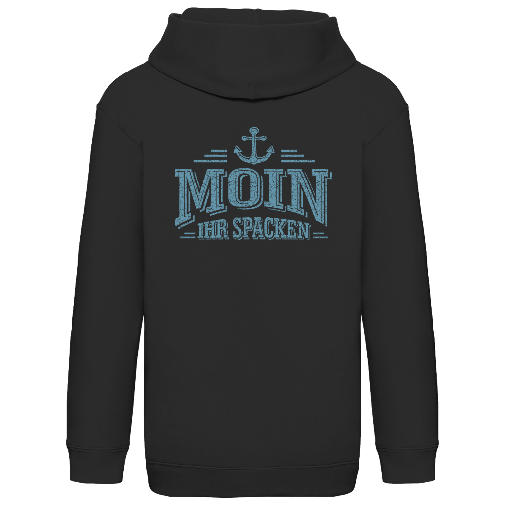 Hoodie Kinder  "MOIN Ihr Spacken" #502 - beidseitiger Druck