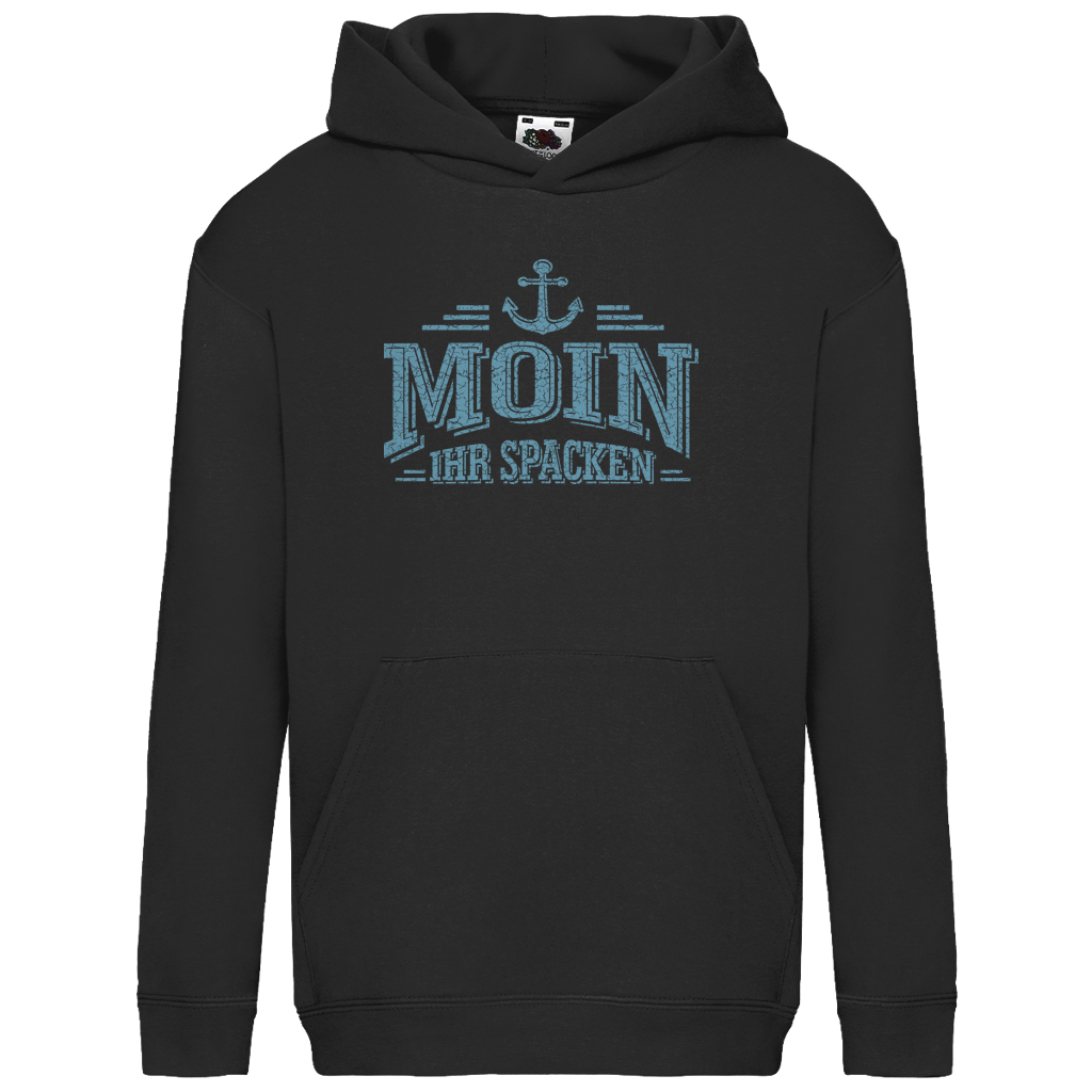 Hoodie Kinder  "MOIN Ihr Spacken" #502 - beidseitiger Druck