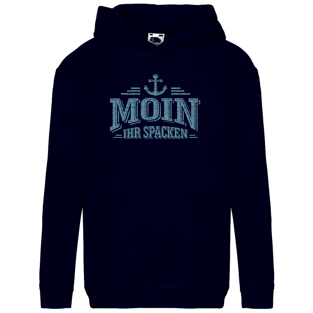 Hoodie Kinder  "MOIN Ihr Spacken" #502 - beidseitiger Druck