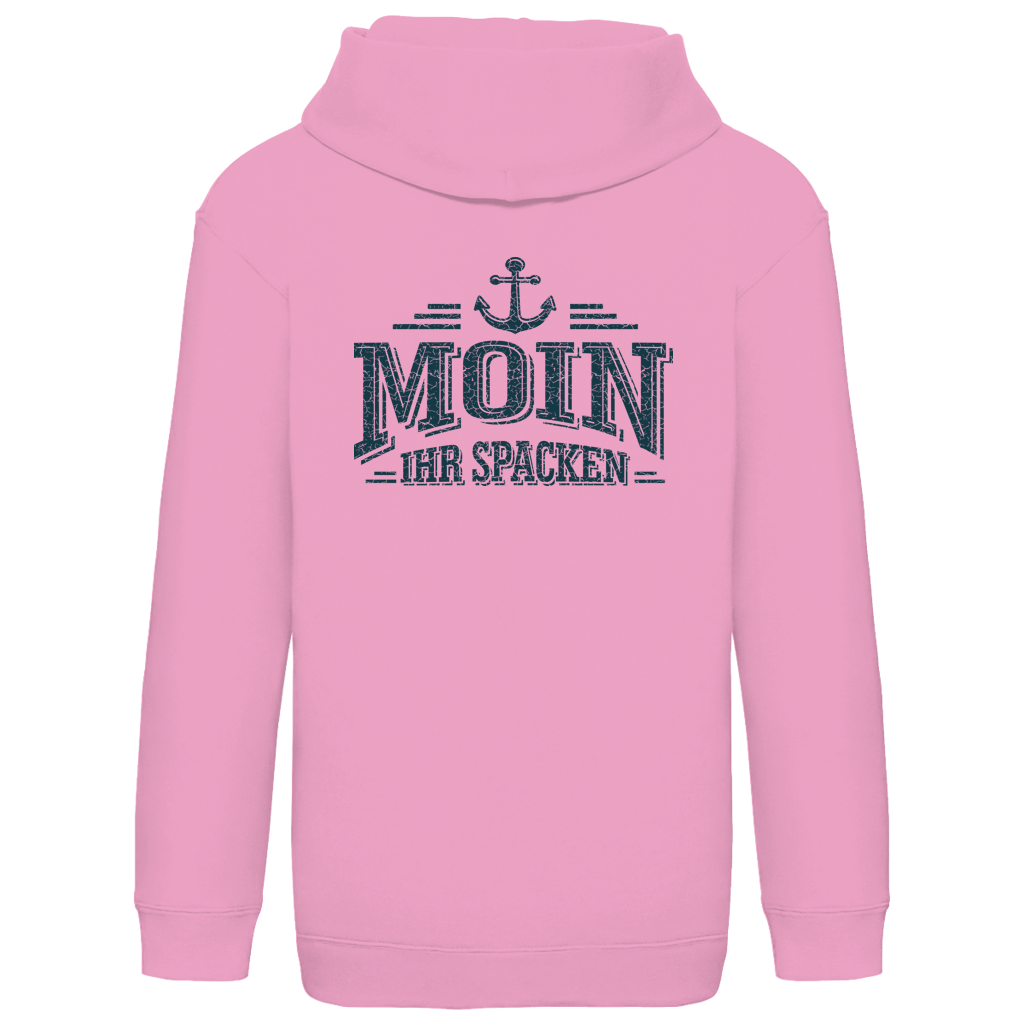 Hoodie Kinder  "MOIN Ihr Spacken" #502 - beidseitiger Druck