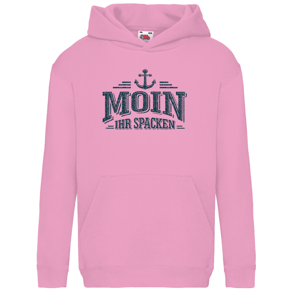 Hoodie Kinder  "MOIN Ihr Spacken" #502 - beidseitiger Druck