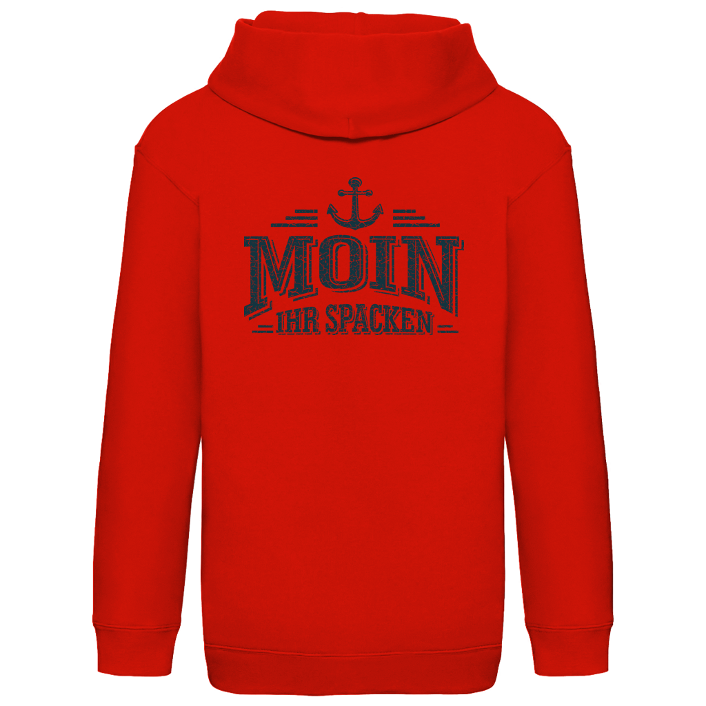 Hoodie Kinder  "MOIN Ihr Spacken" #502 - beidseitiger Druck