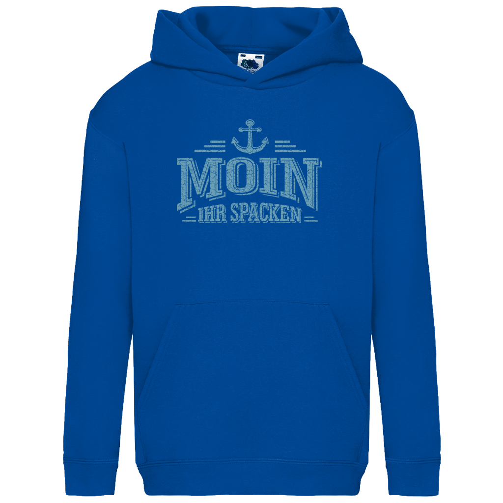 Hoodie Kinder  "MOIN Ihr Spacken" #502 - beidseitiger Druck