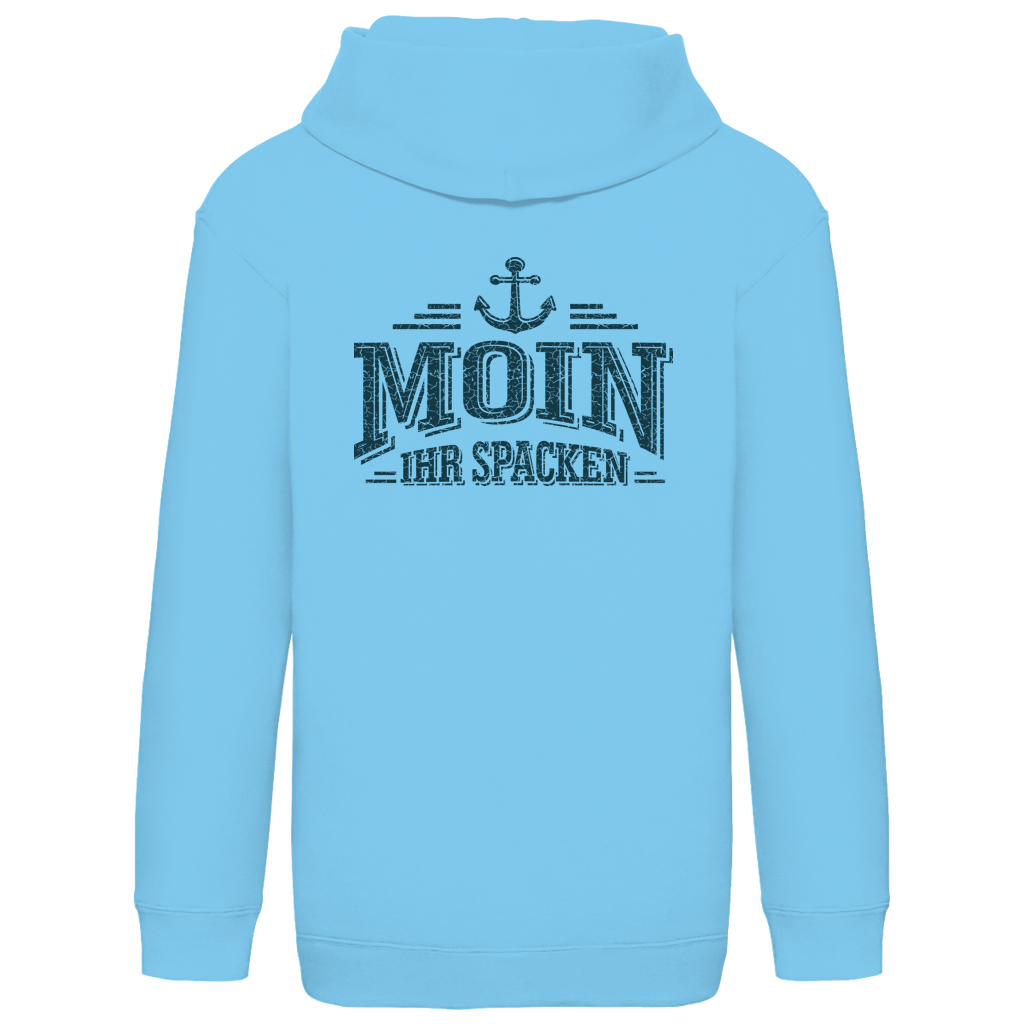 Hoodie Kinder  "MOIN Ihr Spacken" #502 - beidseitiger Druck
