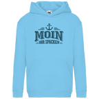 Hoodie Kinder  "MOIN Ihr Spacken" #502 - beidseitiger Druck