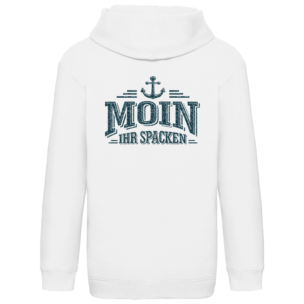 Hoodie Kinder  "MOIN Ihr Spacken" #502 - beidseitiger Druck