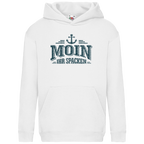 Hoodie Kinder  "MOIN Ihr Spacken" #502 - beidseitiger Druck