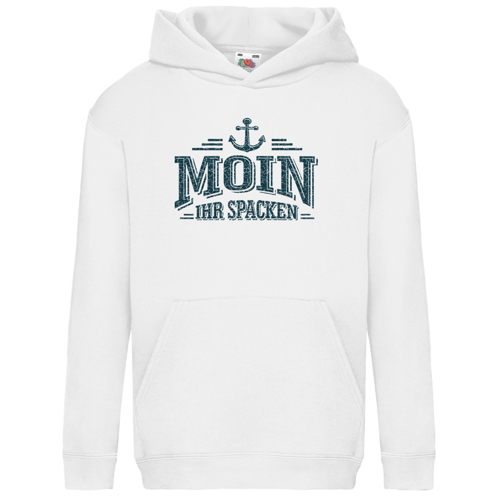 Hoodie Kinder  "MOIN Ihr Spacken" #502 - beidseitiger Druck