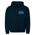 Hoodie-Jacke  "Ostsee Segelschiff" #462 - beidseitiger Druck