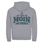 Hoodie-Jacke  "Ostsee Segelschiff" #462 - beidseitiger Druck
