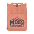 Rucksack mit Seitentasche  "MOIN Ihr Spacken" #502 Gr. S