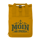 Rucksack mit Seitentasche  "MOIN Ihr Spacken" #502 Gr. S