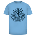 T-Shirt unisex "Warnemünde Leuchtturm" #500 - einseitiger Druck