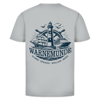 T-Shirt unisex "Warnemünde Leuchtturm" #500 - beidseitiger Druck