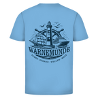 T-Shirt unisex "Warnemünde Leuchtturm" #500 - beidseitiger Druck