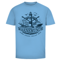 T-Shirt unisex "Warnemünde Leuchtturm" #500 - beidseitiger Druck