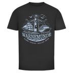 T-Shirt unisex "Warnemünde Leuchtturm" #500 - beidseitiger Druck