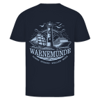 T-Shirt unisex "Warnemünde Leuchtturm" #500 - beidseitiger Druck