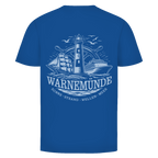 T-Shirt unisex "Warnemünde Leuchtturm" #500 - beidseitiger Druck