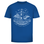 T-Shirt unisex "Warnemünde Leuchtturm" #500 - beidseitiger Druck