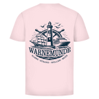 T-Shirt unisex "Warnemünde Leuchtturm" #500 - beidseitiger Druck