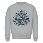 Sweatshirt Herren  "Warnemünde Leuchtturm" #500 - einseitiger Druck