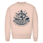 Sweatshirt Herren  "Warnemünde Leuchtturm" #500 - einseitiger Druck