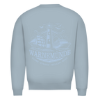 Sweatshirt Herren "Warnemünde Leuchtturm" #500 - beidseitiger Druck