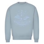 Sweatshirt Herren "Warnemünde Leuchtturm" #500 - beidseitiger Druck