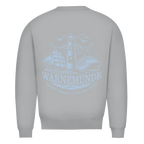 Sweatshirt Herren "Warnemünde Leuchtturm" #500 - beidseitiger Druck