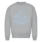 Sweatshirt Herren "Warnemünde Leuchtturm" #500 - beidseitiger Druck