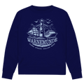 Sweatshirt Herren "Warnemünde Leuchtturm" #500 - beidseitiger Druck