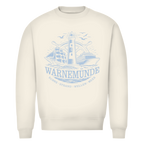 Sweatshirt Herren "Warnemünde Leuchtturm" #500 - beidseitiger Druck